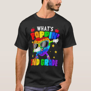 What's Poppin' 2Nd Grade Poppin 100 Day Of School T-Shirt