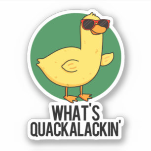 What's Quackalackin Funny Duck Pun 