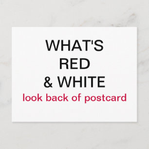 What's Red & White Canada Flag Postcard