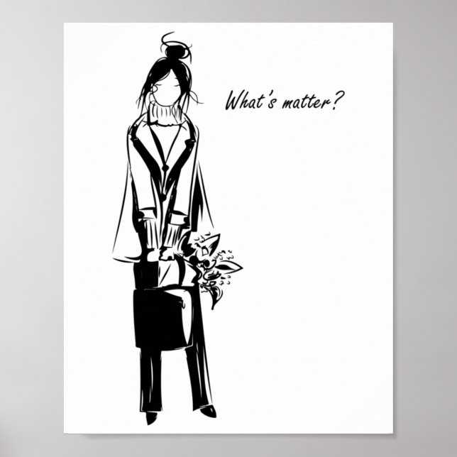 What's Sticker  Poster (Front)