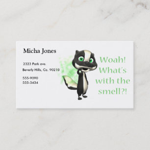 Whats That Smell Skunk Business Card