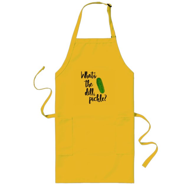What's the dill, pickle? long apron (Front)