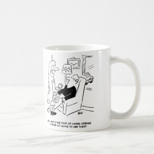 What's the point of airbags asks the wife coffee mug