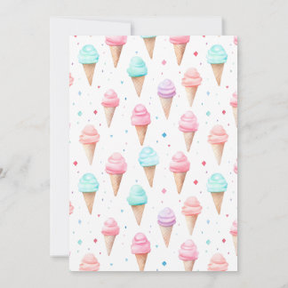 What's the Scoop Celebration- Sweet Gender Reveal Invitation