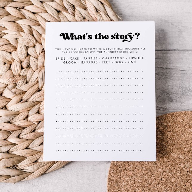 What's the Story Bridal Shower Game (Creator Uploaded)