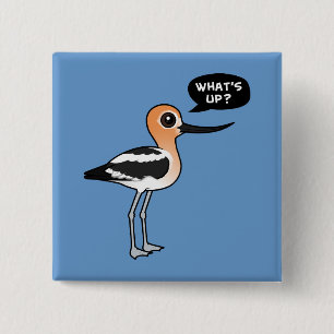 What's Up? 15 Cm Square Badge