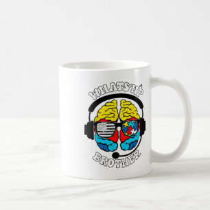 What's Up Brother Neurodiversity Autism Spectrum A Coffee Mug