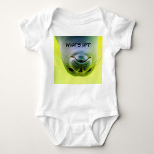 What's Up funny seal Baby bodysuit, Baby Bodysuit