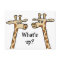 What's up? Giraffe postcards