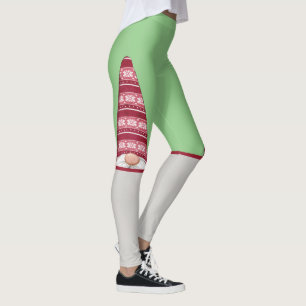 What's Up Gnomie Holiday Gnome Leggings