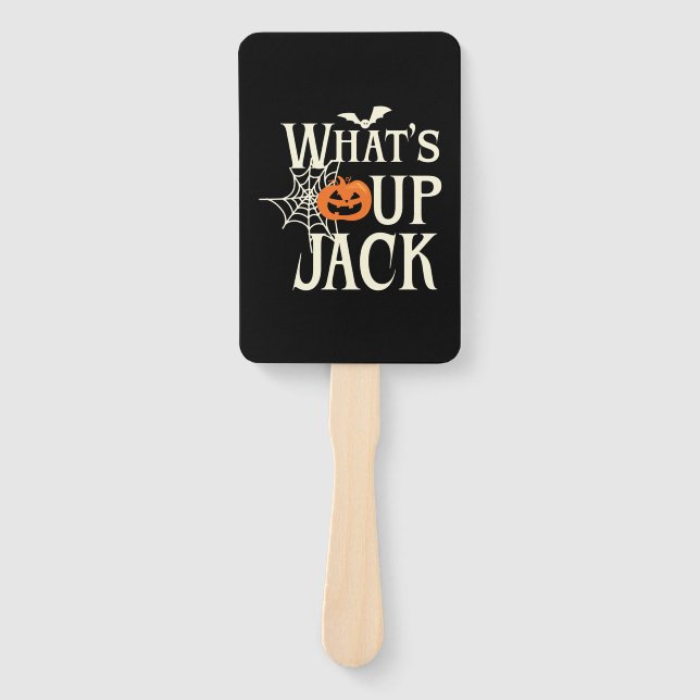 What's Up Jack Halloween Hand Fan (Front)