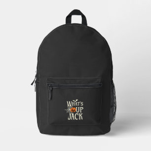 What's Up Jack Halloween Printed Backpack