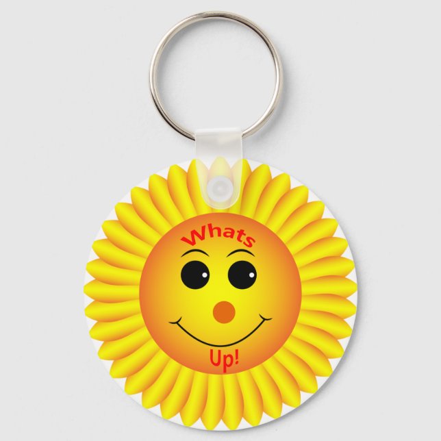 Whats Up ! Key Ring (Front)