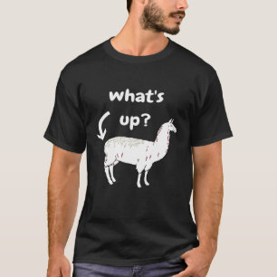 Whats Up Llama Butt Mens womens kids T-Shirt
