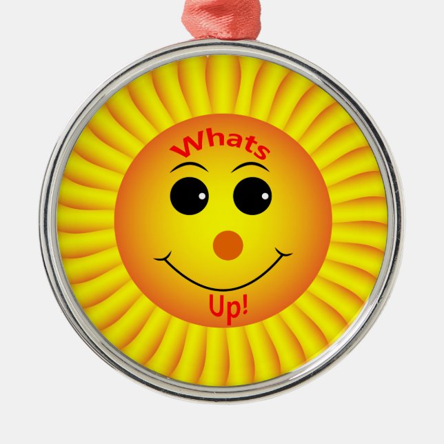 Whats Up ! Metal Tree Decoration (Front)