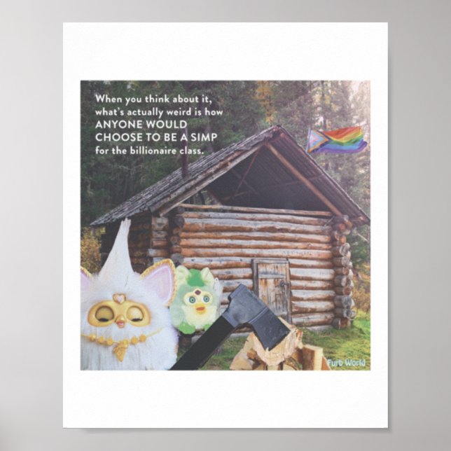 What's Weird Is How Anyone Would Simp For Billiona Poster (Front)