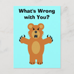What's Wrong with You? Postcard