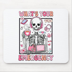 What's Your Emergency Valentines Day 911 Dispatche Mouse Pad