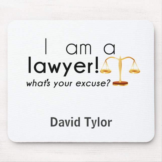 what's your excuse? mouse pad (Front)