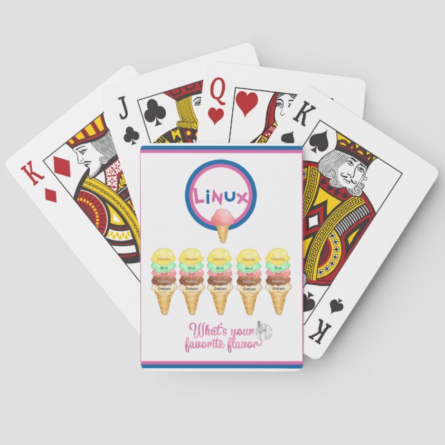 What's Your Favorite Flavor? Playing Cards (Back)
