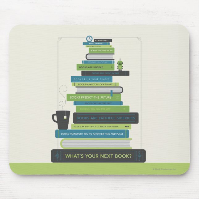 What's Your Next Book? Mouse Pad (Front)