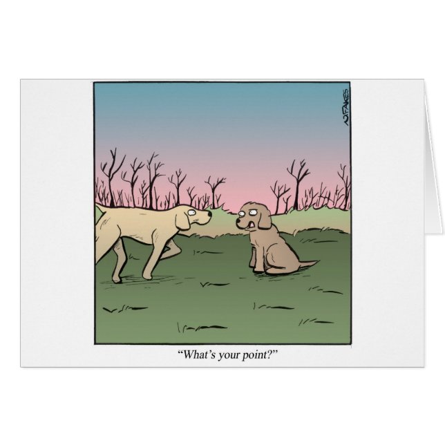 What's your point? (Front Horizontal)