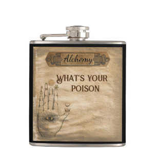What's Your Poison Hip Flask