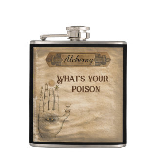 What's Your Poison Hip Flask