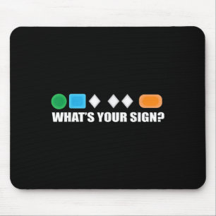 Whats Your Sign Skiing Difficulty Ski Skier  Mouse Pad
