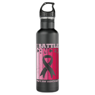 What's Your Superpower Breast Cancer Awareness 710 Ml Water Bottle