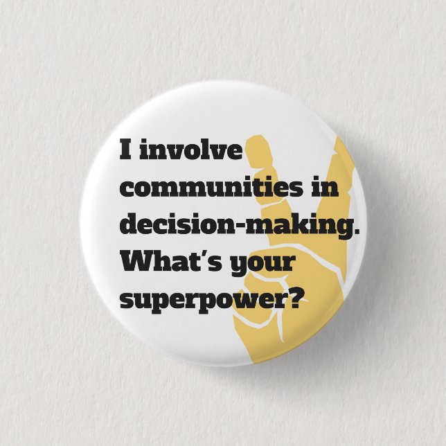 What's your Superpower Engage 2 Act Badge (Front)