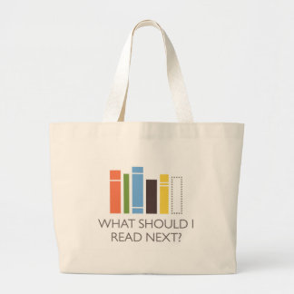 WhatShouldIReadNext.com merchandise Large Tote Bag