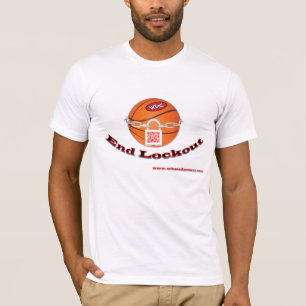 ¿WHAT'Z DA COUNT? "End Lockout"  Basketball Seaso T-Shirt