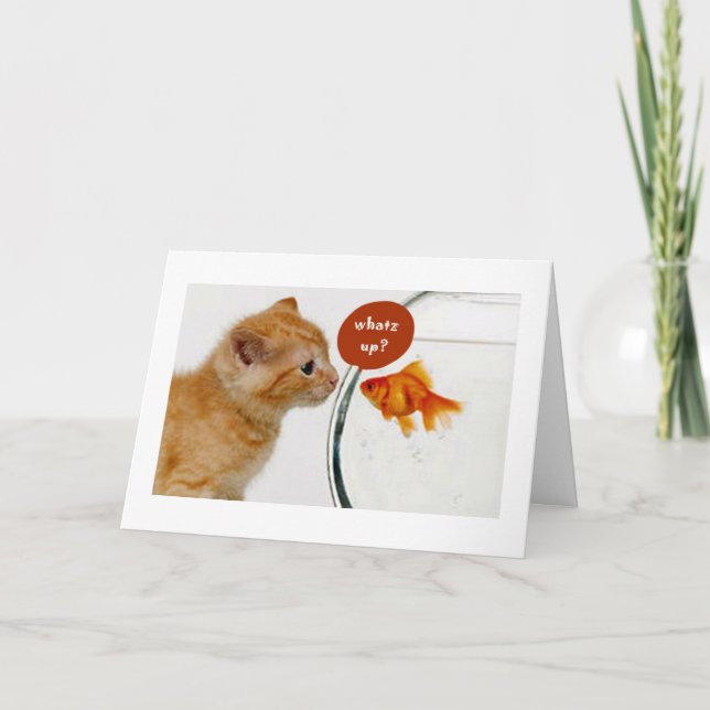 WHATZ UP-YOUR AGE-21st BIRTHDAY HUMOR Card (Front)