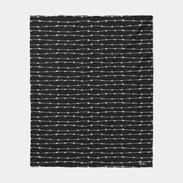 WHC - Barbed Wire Fleece Blanket (Front)
