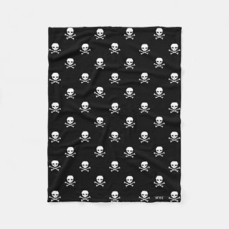 WHC - Skull Fleece Baby Blanket