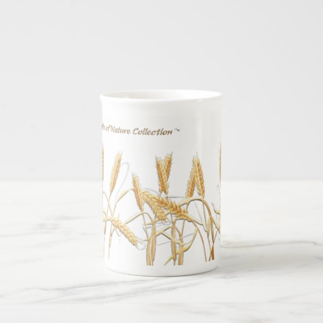 Wheat Bone China Mug (Front)