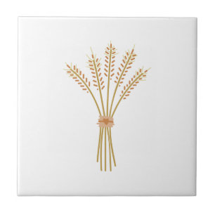 Wheat Bundle Ceramic Tile