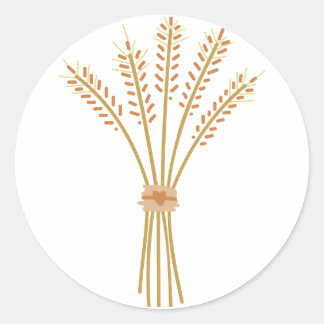 Wheat Bundle Classic Round Sticker
