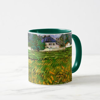 Wheat Field at Auvers by Vincent van Gogh Mug