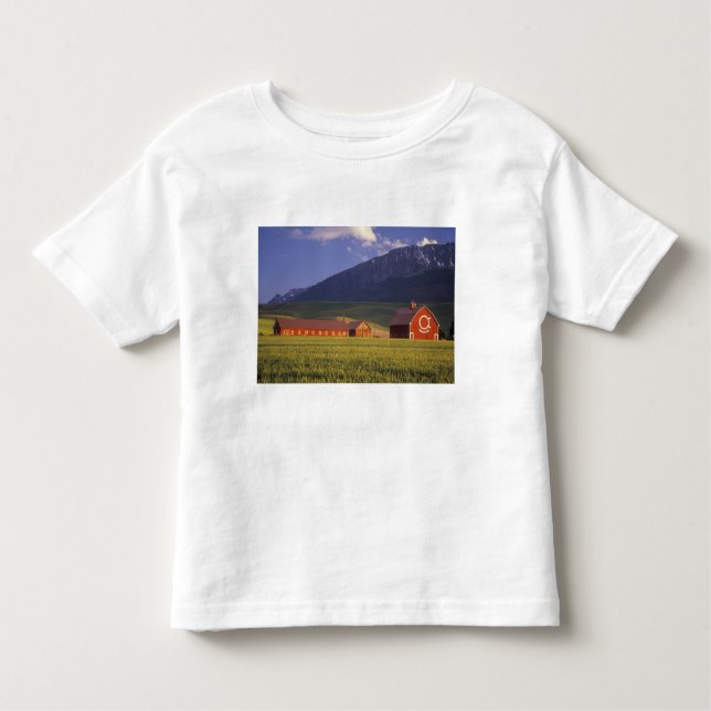 Wheat field in the Wallowa Valley, Just outside Toddler T-Shirt (Front)