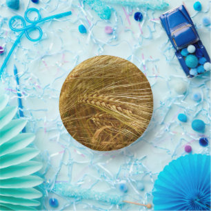 Wheat field. It’s Harvest Time! Paper Plate