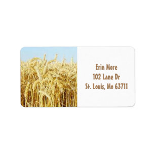 Wheat Field Label