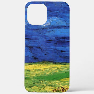 Wheat Field Under Clouded Sky by Vincent van Gogh iPhone 12 Pro Max Case