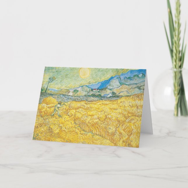 Wheat Field | Vincent van Gogh Card (Front)