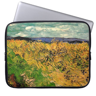 Wheat Field with Cornflowers by Van Gogh. Laptop Sleeve