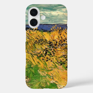 Wheat Field with Cornflowers by Vincent van Gogh iPhone 16 Case