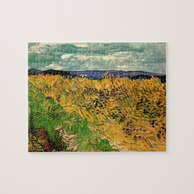 Wheat Field with Cornflowers by Vincent van Gogh Jigsaw Puzzle (Horizontal)