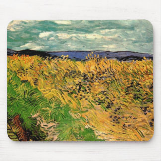 Wheat Field with Cornflowers by Vincent van Gogh Mouse Pad