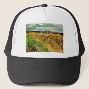 Wheat Field with Cornflowers by Vincent van Gogh Trucker Hat